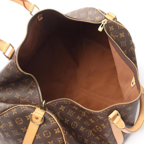 Louis Vuitton Keepall Bandouliere 55 Boston Bag, Handbag, Coated Canvas and L... - Picture 3 of 13